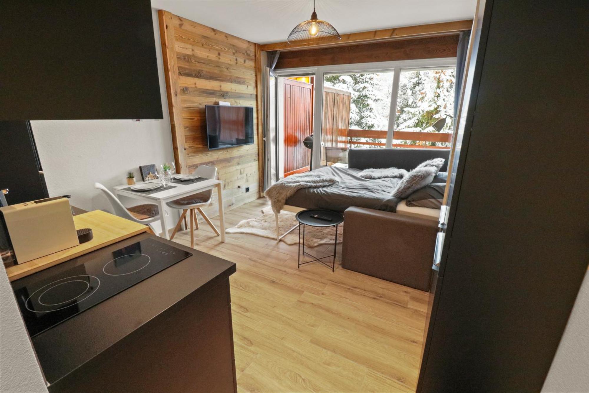 Joli Studio Avec Parking Gratuit Crans-Montana Exterior photo